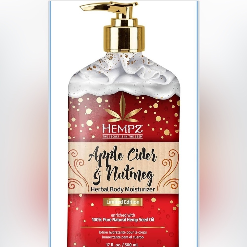 Hempz Apple Cider & Nutmeg Herbal Body Lotion Limited Edition